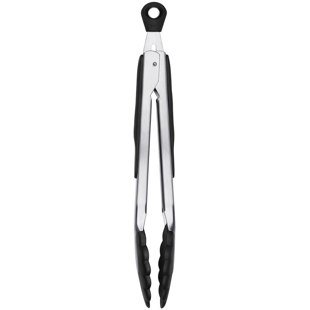 Oxo Tongs With Nylon Heads - 23cm Stainless Steel