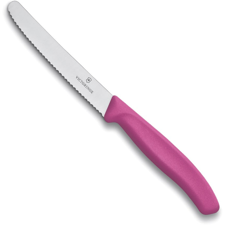 Victorinox 11cm Tomato & Sausage Knife - Pink