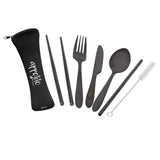 Appetito 6 Piece Stainless Steel Travellers Cutlery Set
