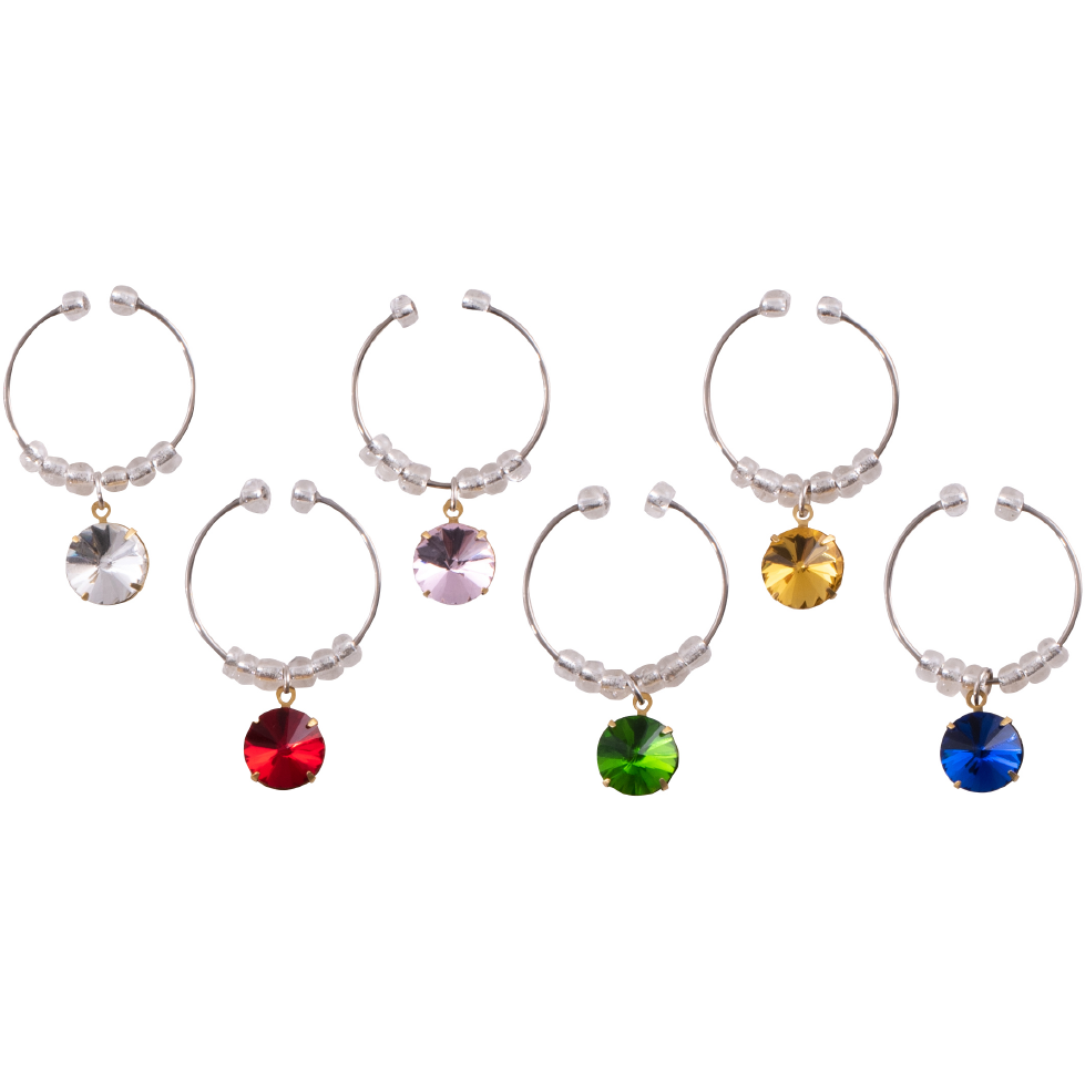 Avanti Wine Charms - Gem Stones