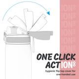 Quench Water Bottle One Click Action