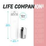 Quench Water Bottle - Dimensions