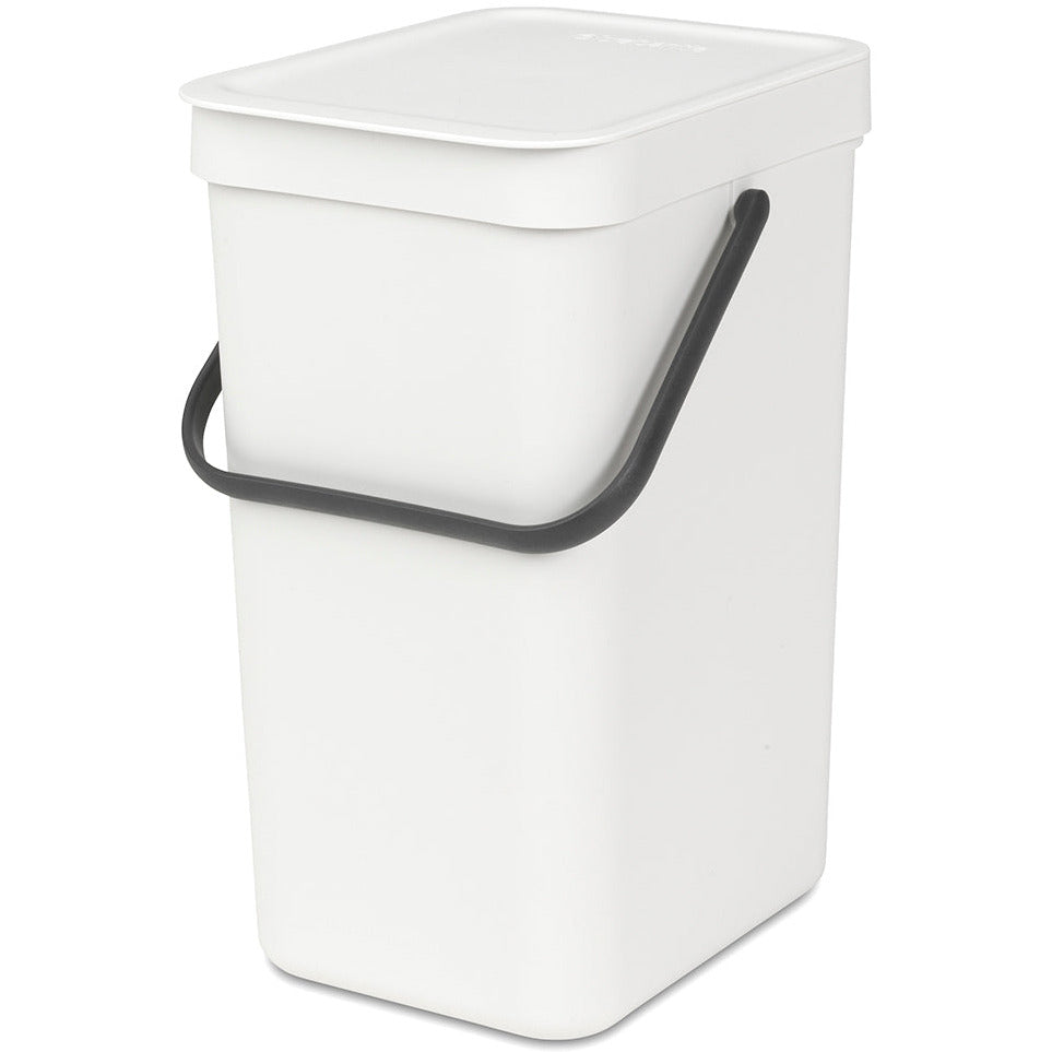 Brabantia Waste Bin Sort & Go 12L White