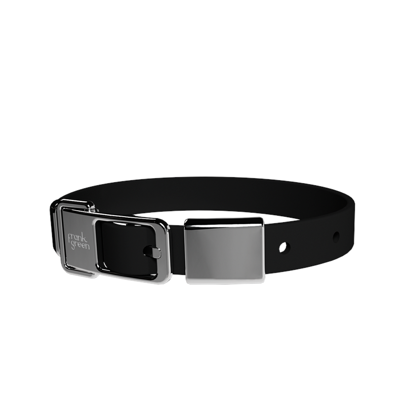 Frank Green Pet Collar + Name Tag Medium - Collar: Midnight