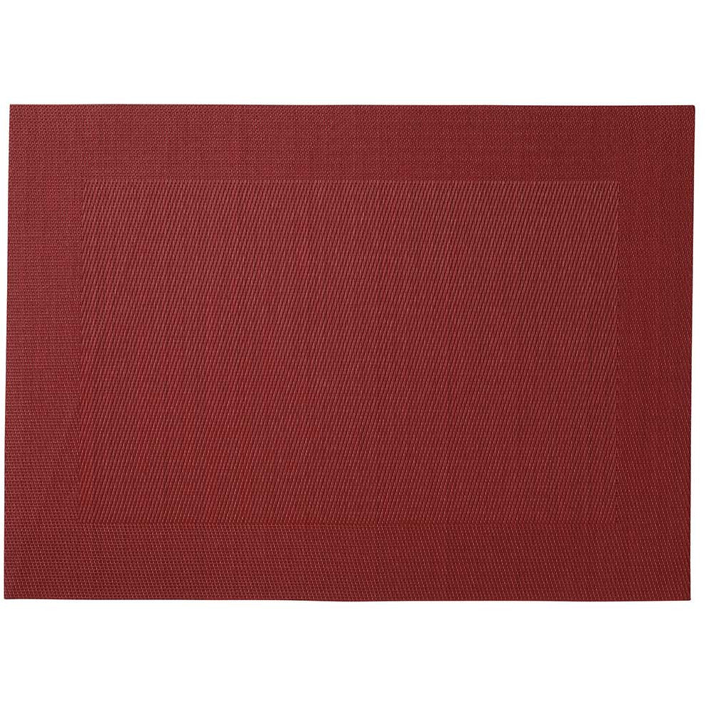 Maxwell & Williams Placemat Wide Border 45cm x 30cm - Red