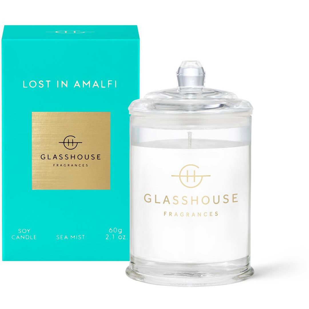 Glasshouse Lost In Amalfi - Sea Mist 60g Triple Scented Candle