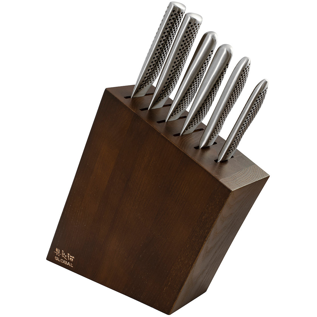 Global Kyoto 7 Piece Knife Block Set - Ash