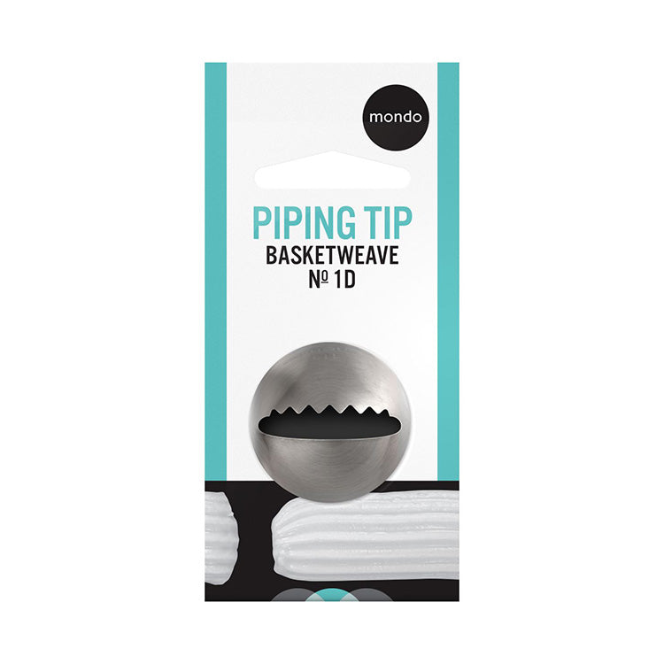 Mondo #1D Basketweave Piping Tip