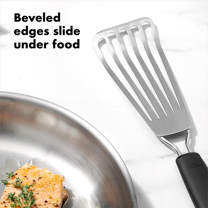 OXO Little Fish Turner Stainless Steel