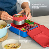 Omie OmieBox Hot & Cold Bento Box Scooter Red
