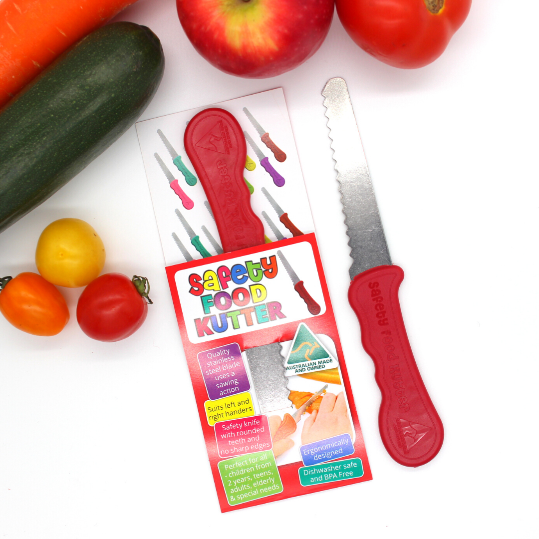 Kiddies Food Kutter Safety Food Kutter Red