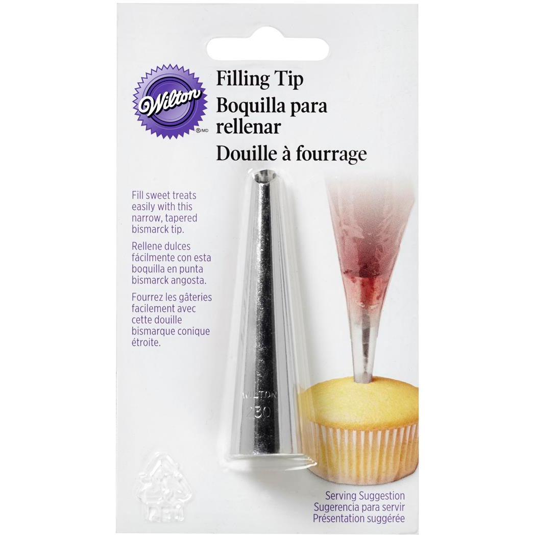 Wilton Bismarck Filling Tip - In Packet