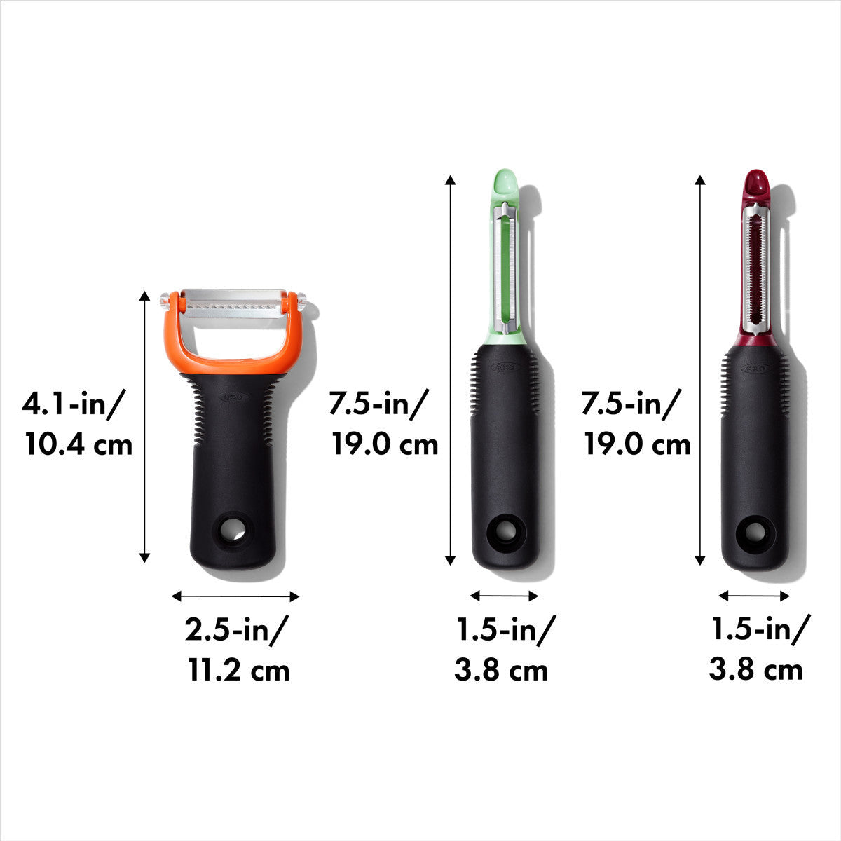 OXO Good Grips 3-Piece Peeler Set