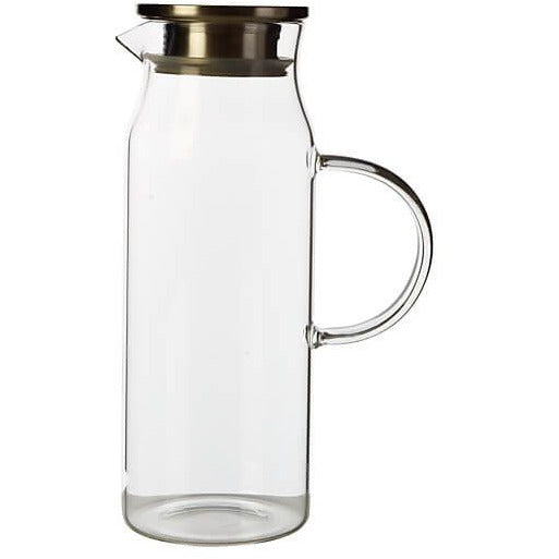 Maxwell & Williams Blend Glass Jug 1.5L with Stainless Steel Lid Gift Boxed