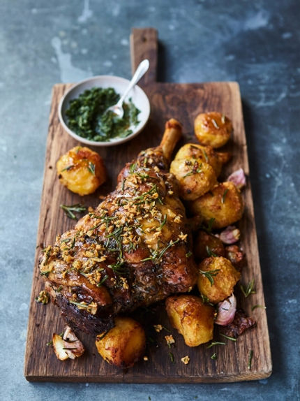 Ravishingly Tasty Roast Leg Of Lamb