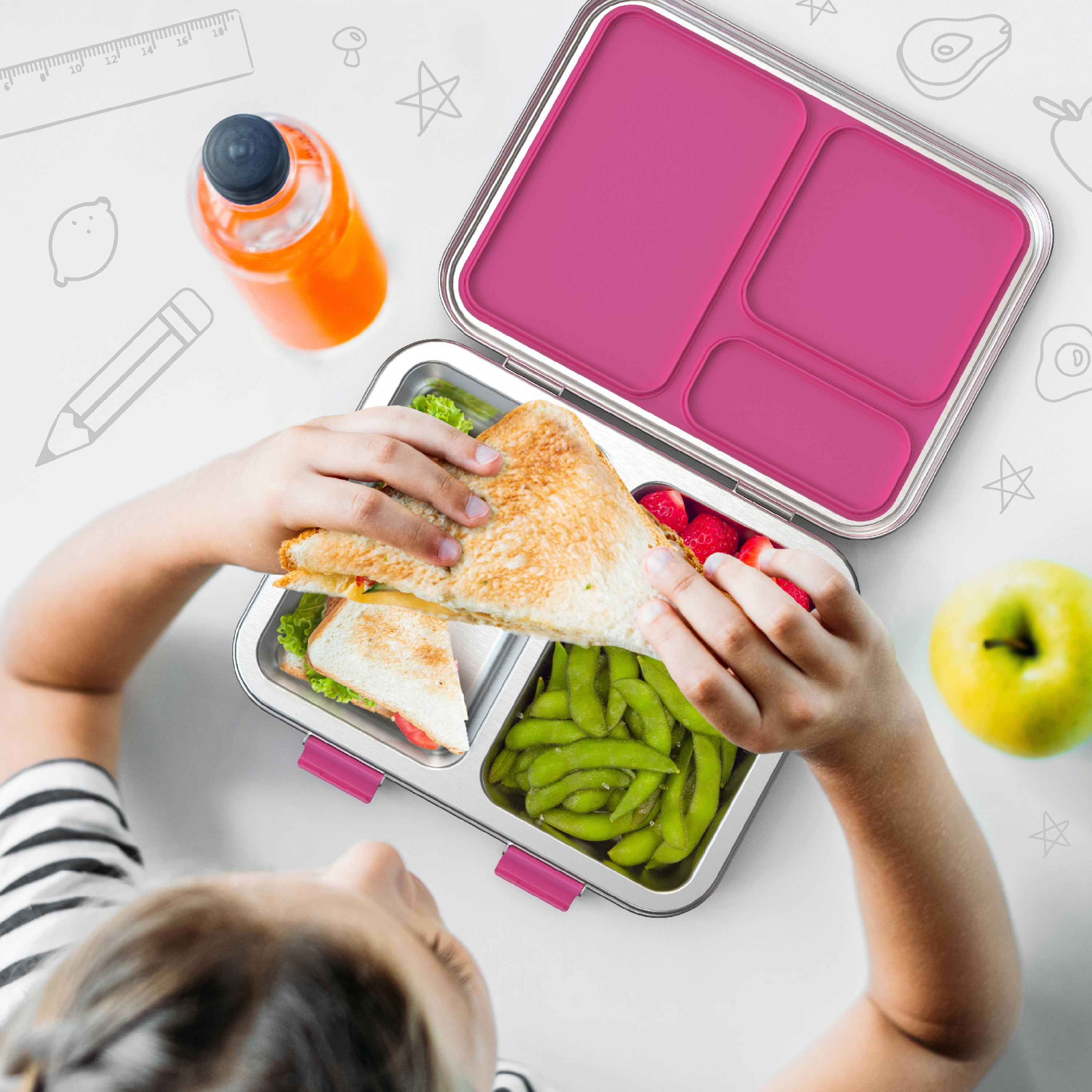 25+ Easy Bento Lunch Boxes for Kids - Happiness is Homemade