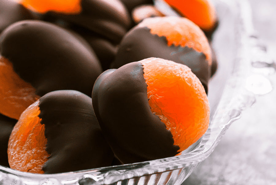 Dark Chocolate Dipped Apricot Lollies | Recipes | Matchbox