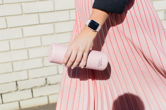 Frank Green reusable drink bottle Blushed Pink