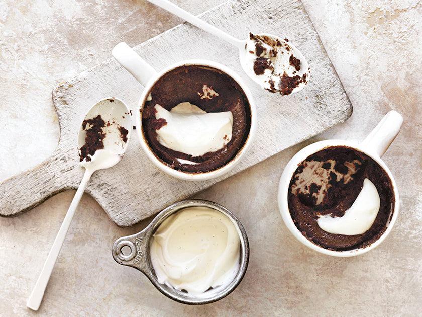 Chocolate Pudding Cups by Donna Hay