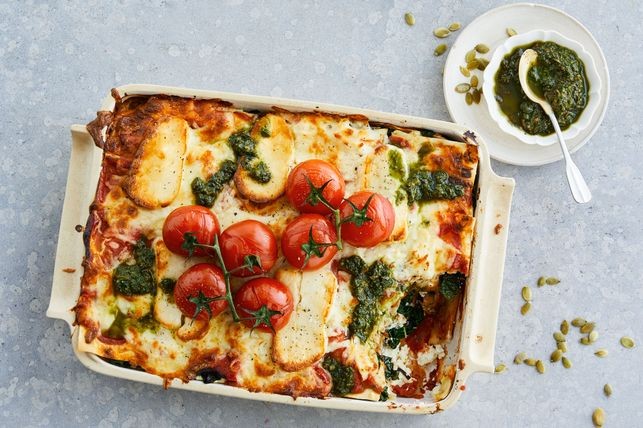 Haloumi Lasagne 