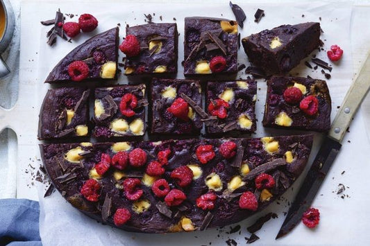 Raspberry & Double Cho Brownies