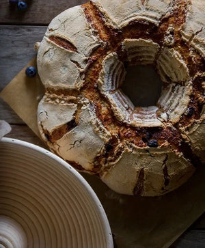 Spiced Blueberry and Orange Rye Wreath