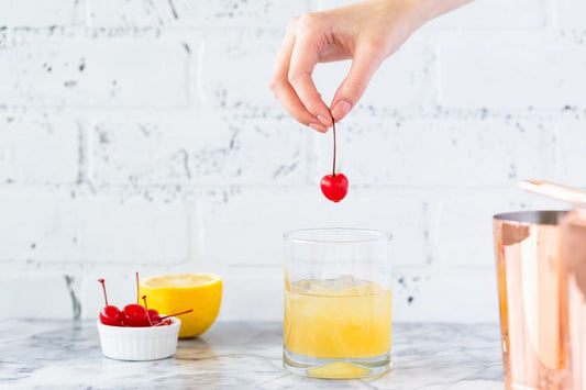 Whiskey sour cocktail 