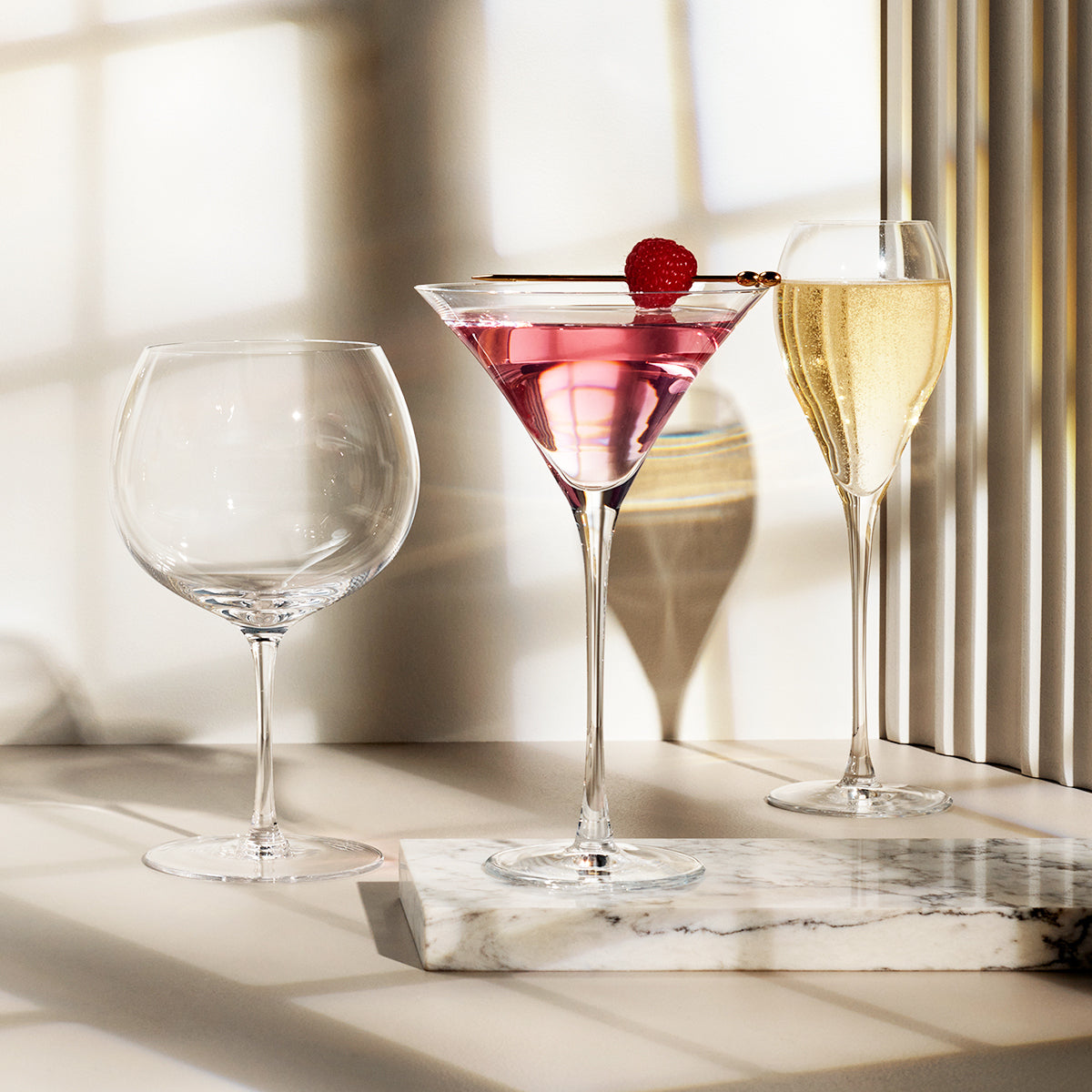 Rippled Cocktail Glasses, Ribbed Cocktail Glasses, Barware Glass Set,  Vintage Cocktail Glass, Gift Set, 300ml, 500ml, Set of 4