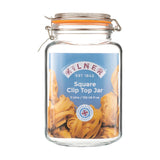 Kilner Square Clip Top Jar 3 Litre