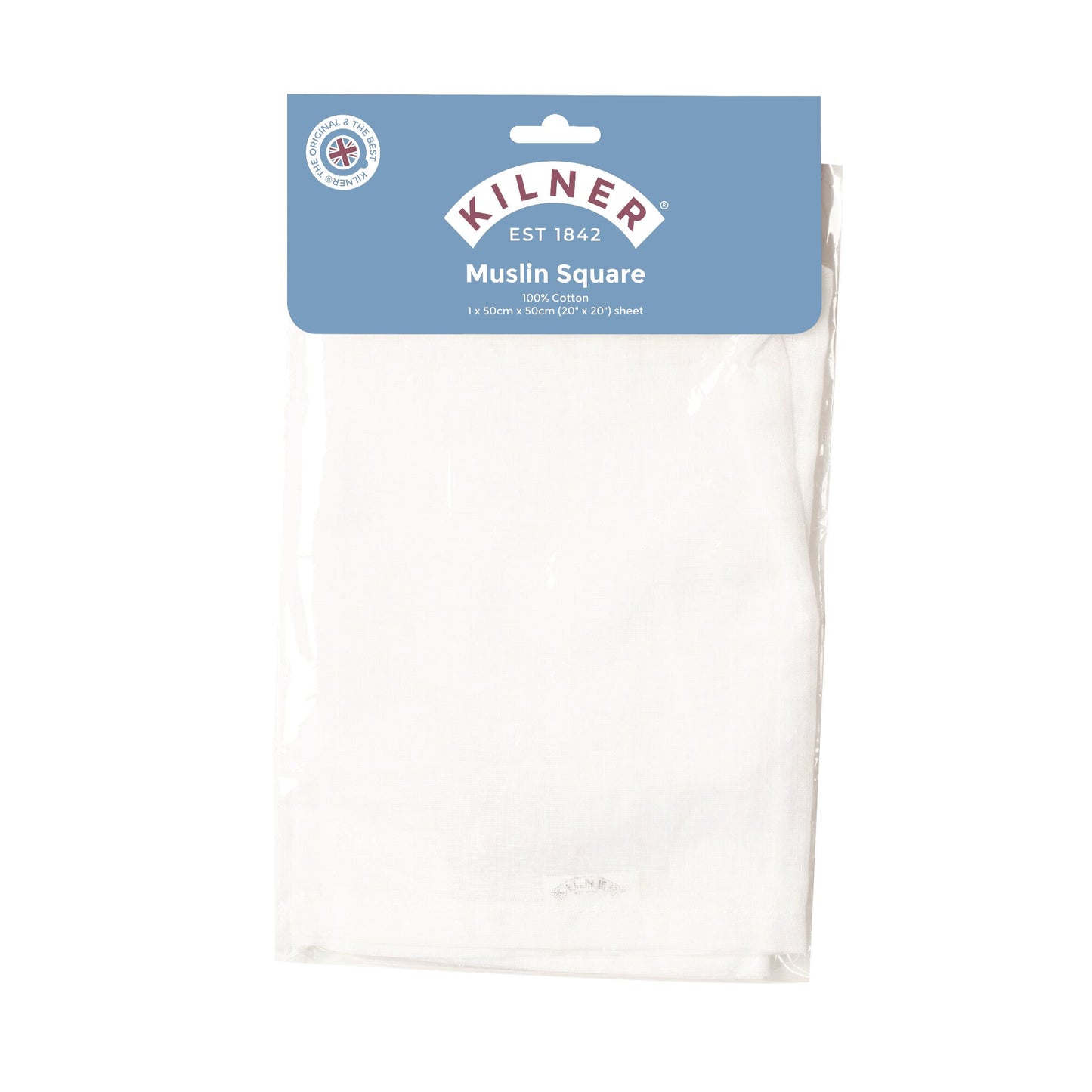 Kilner Muslin Square 50x50cm 100% Cotton