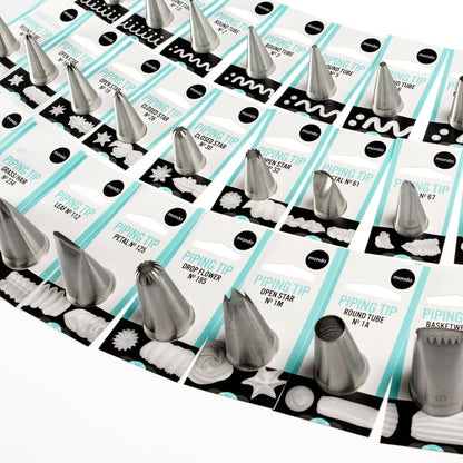 Mondo Piping Tips in a wide range of sizes and shapes