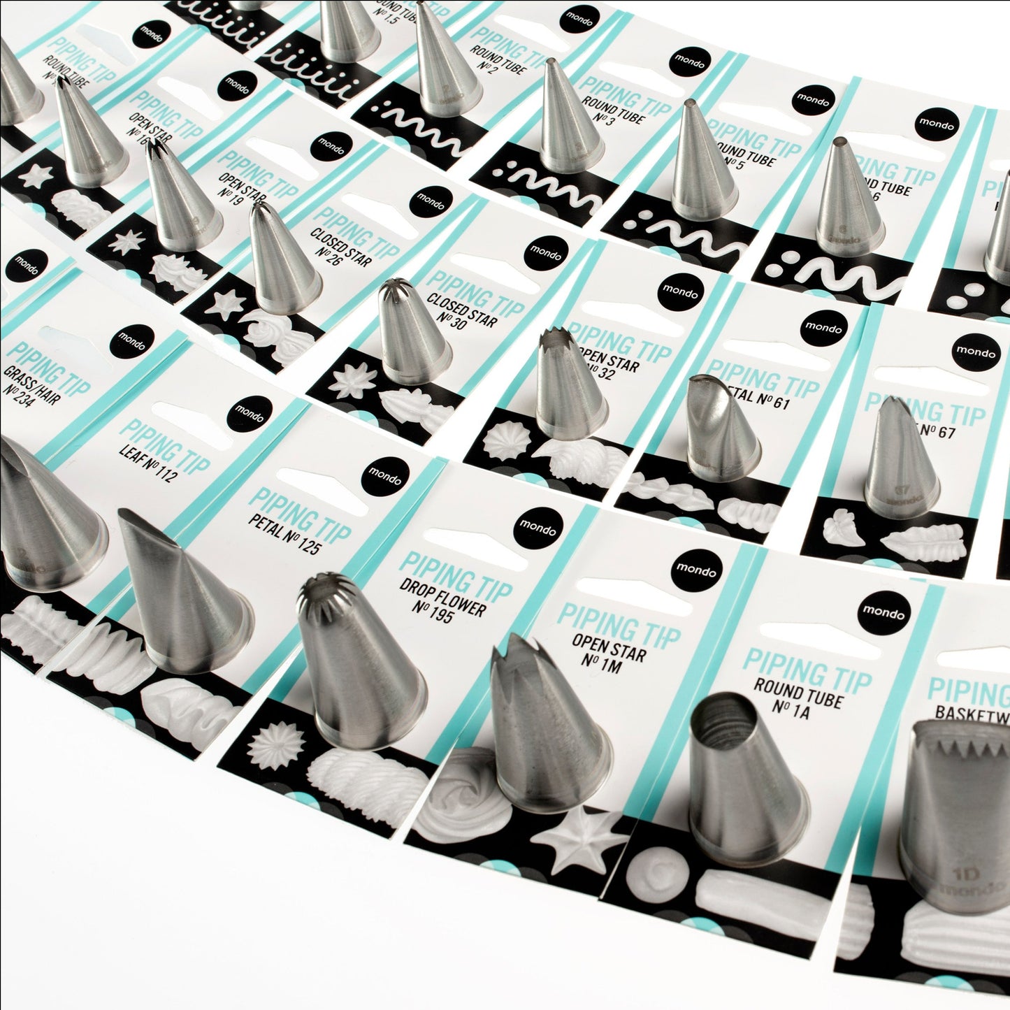 Mondo Decorating Tips in Variety of Shapes and Sizes