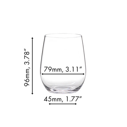 The O Wine Tumbler Viognier Chardonnay Set of 2