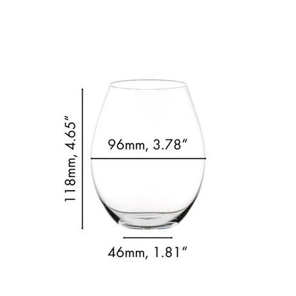 The O Wine Tumbler Old World Syrah Set of 2