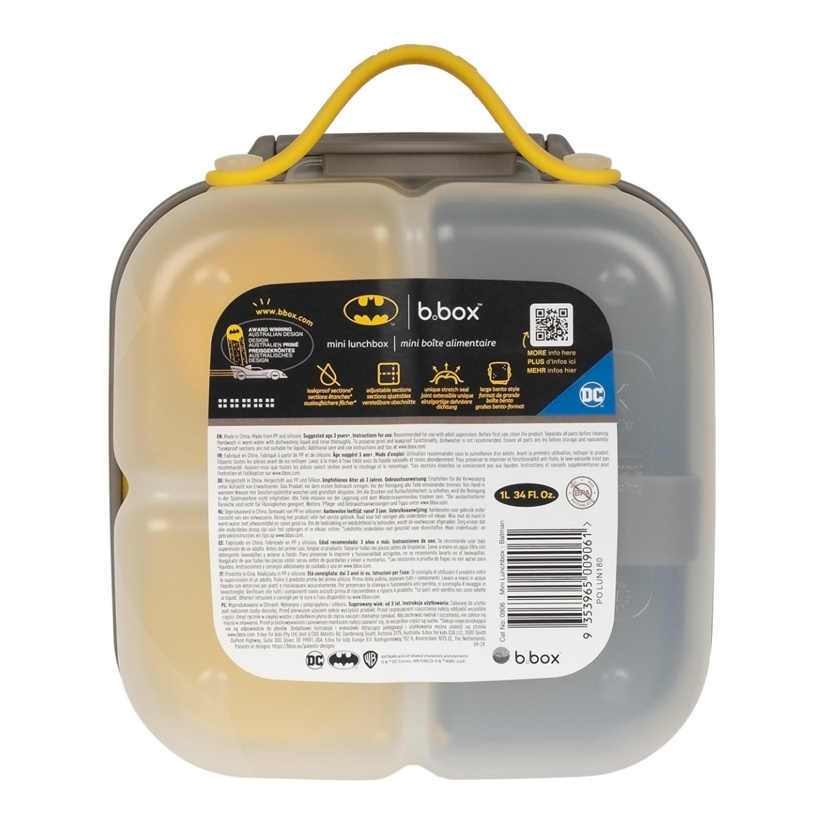 b.box Mini Lunchbox Batman