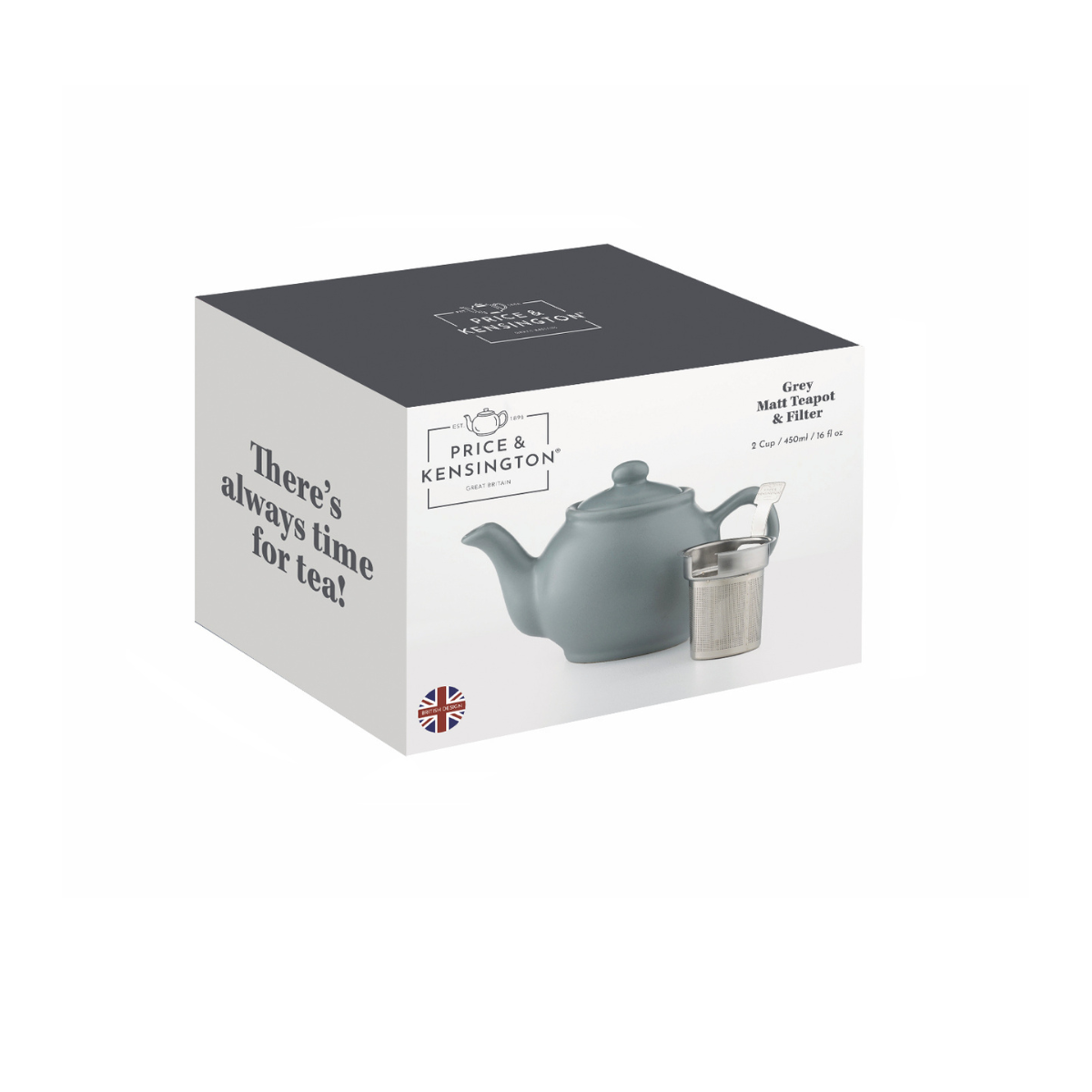 Price & Kensington Teapot 6 Cup Grey