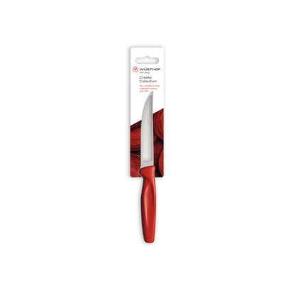 Wusthof Create Pizza/Steak Knife 10cm - Red