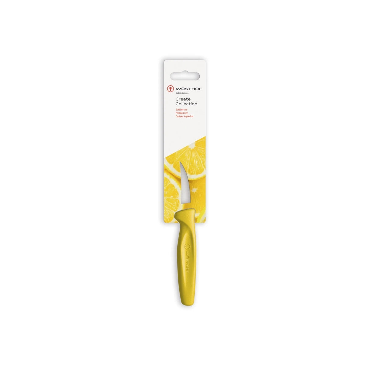 Wusthof Create Peeling Knife 6cm - Yellow
