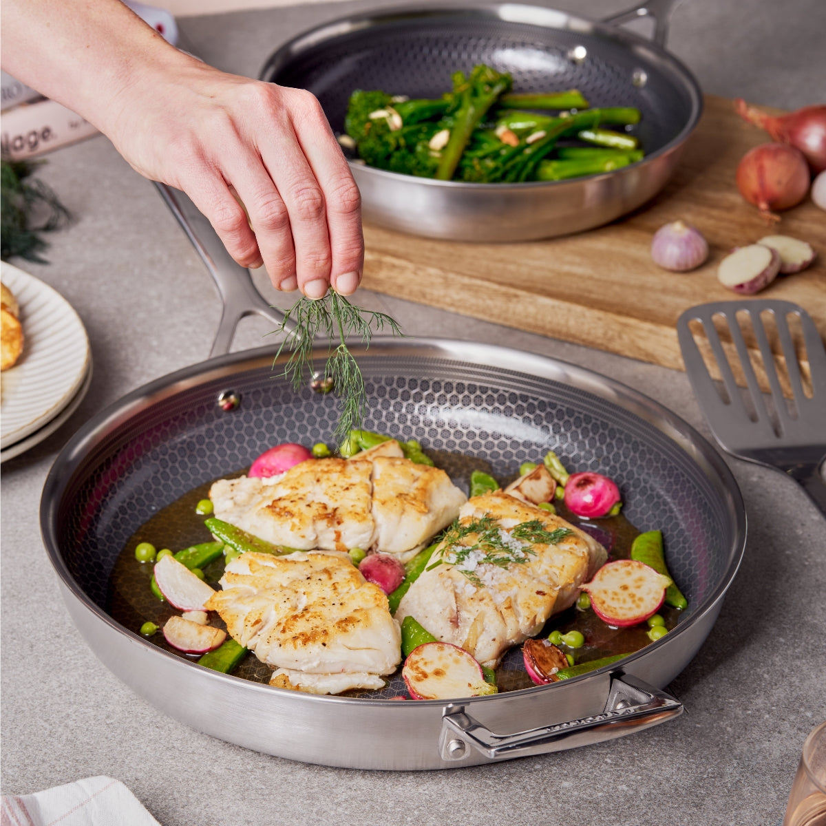 Pyrolux Pyrohex Fry Pan 32cm with Helper Handle