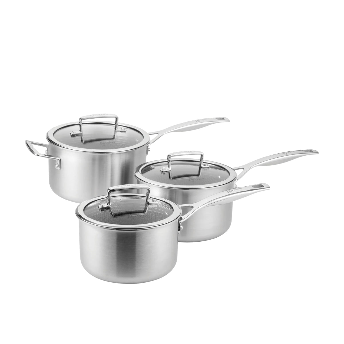 Pyrolux Pyrohex 3 Piece Saucepan Set 16cm, 18cm & 20cm