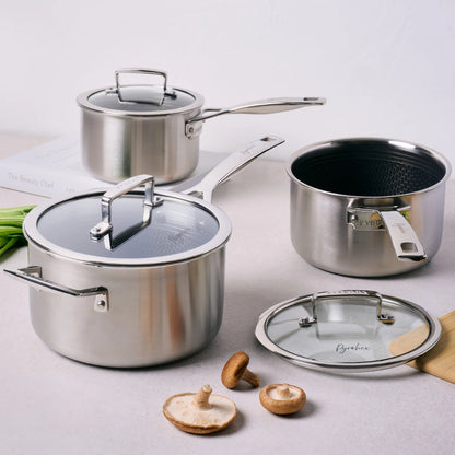 Pyrolux Pyrohex 3 Piece Saucepan Set 16cm, 18cm & 20cm