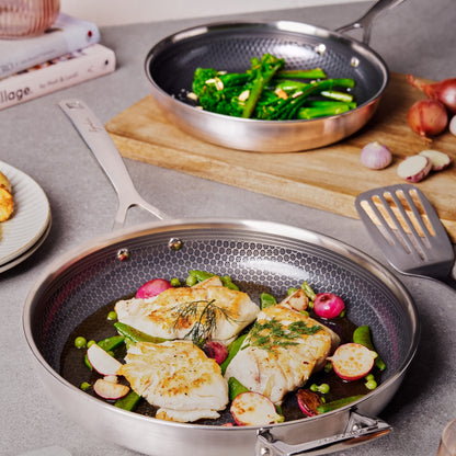 Pyrolux Pyrohex Fry Pan Set 26cm and 32cm