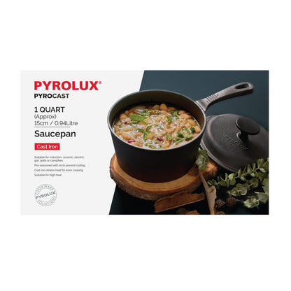 Pyrocast Saucepan 15cm/0.94L Side of Box