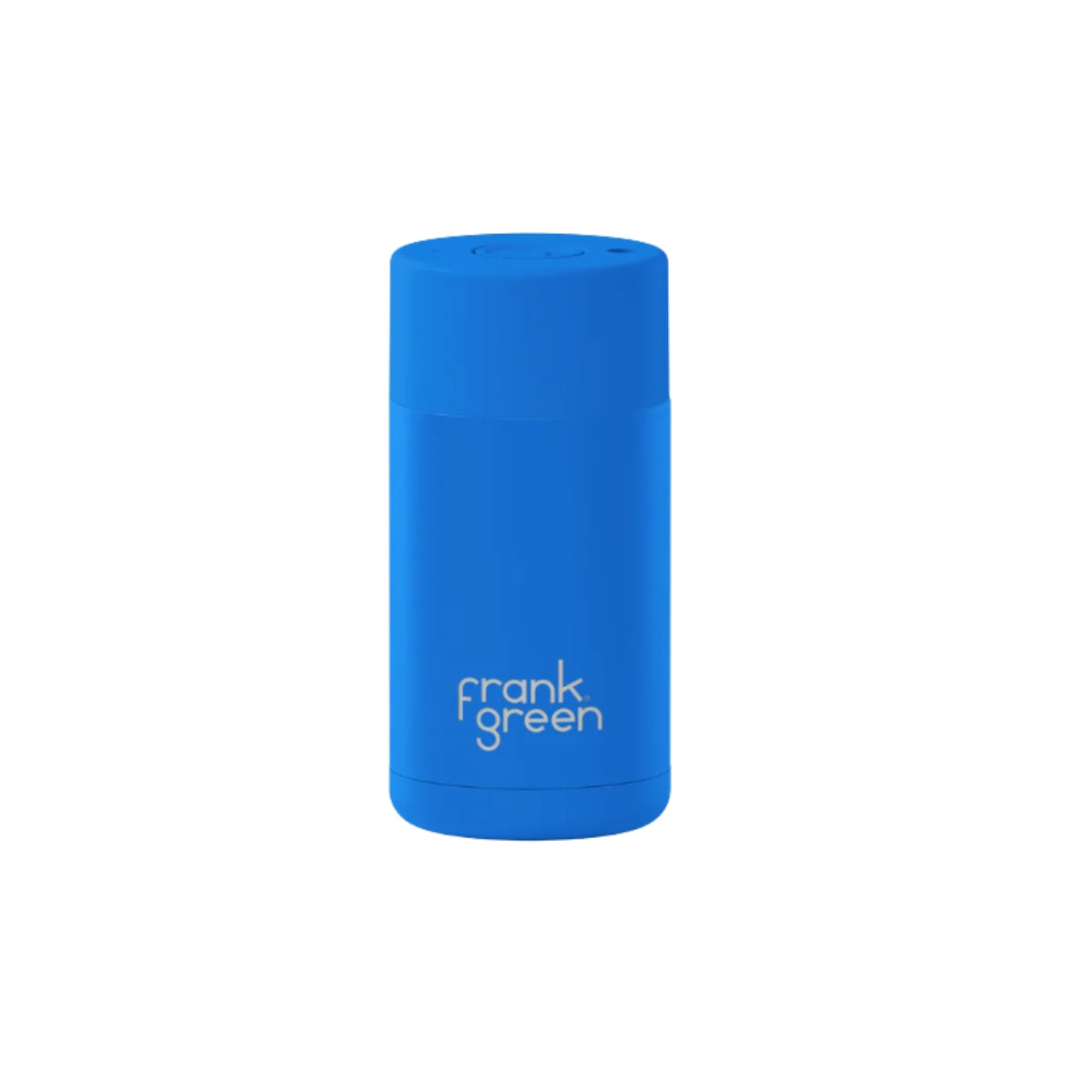 12oz Reusable Cup - Push Button Lid - Blue Lagoon