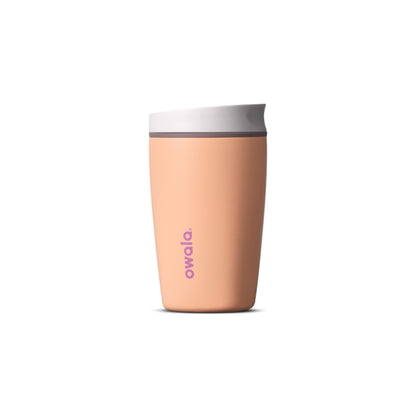 SmoothSip Slider Stainless Steel Insulated 12oz Peachy Keen (Grey Peach)