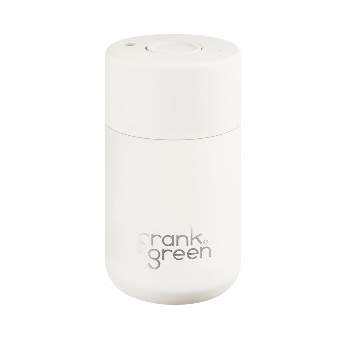 12oz Reusable Cup - Push Button Lid - Cloud