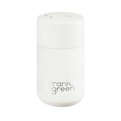 12oz Reusable Cup - Push Button Lid - Cloud
