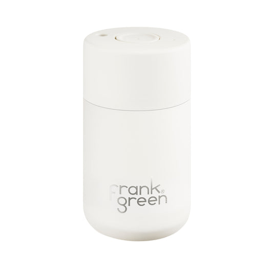 12oz Reusable Cup - Push Button Lid - Cloud