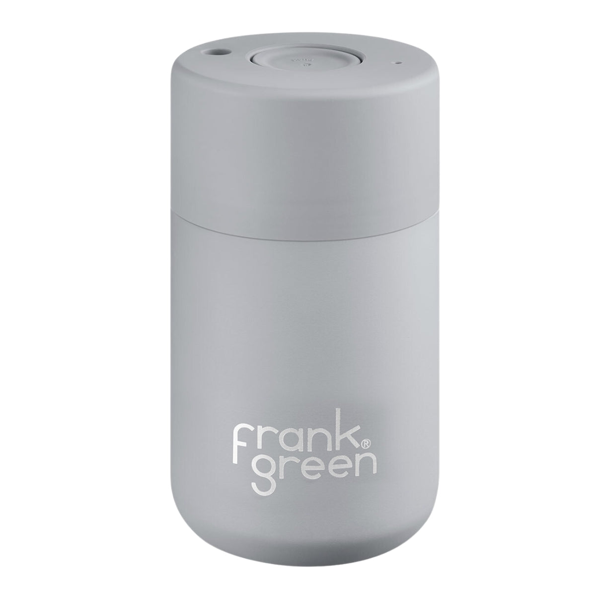 12oz Reusable Cup - Push Button Lid - Harbour Mist