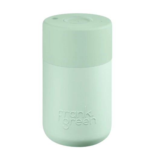 12oz Reusable Cup - Push Button Lid - Mint Gelato